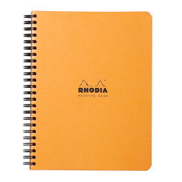 Rhodia Classic Wirebound Notebook - Medium - Orange - Meeting Book